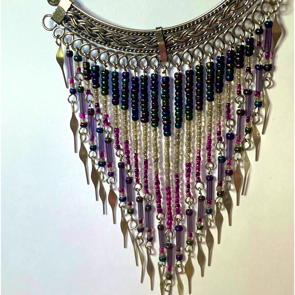 Egyptian necklace and earrings set
